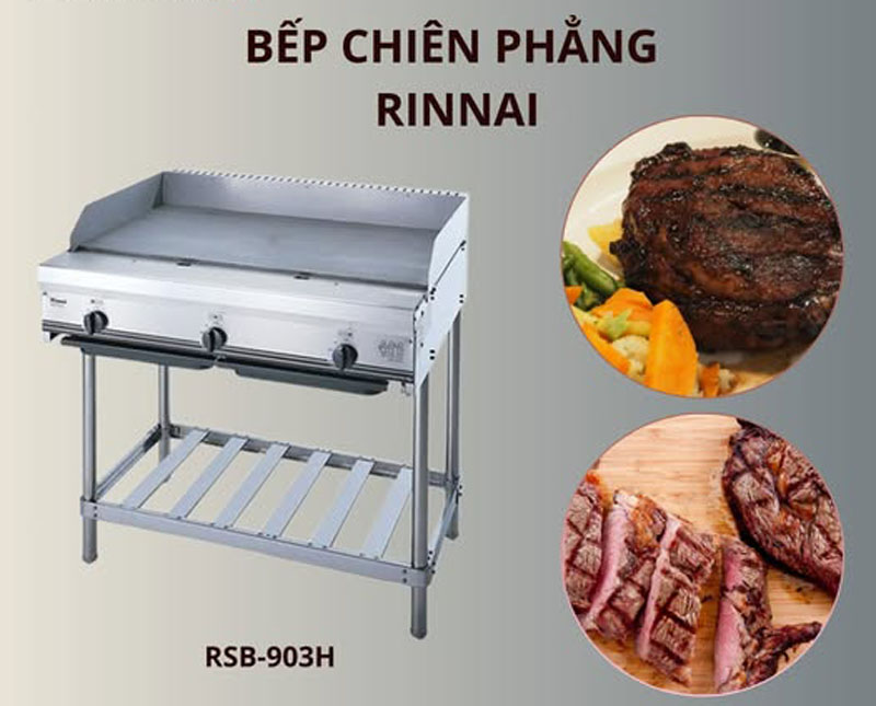 Bếp chiên phẳng dùng gas Rinnai RSB-903H