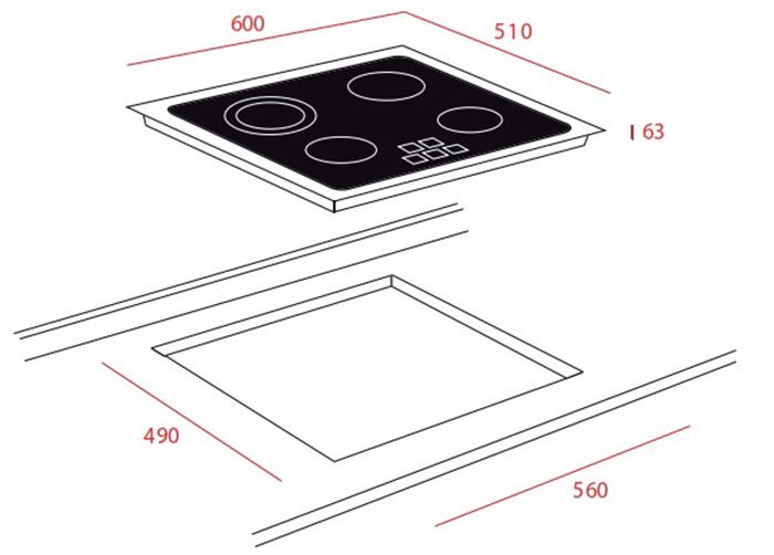 Bếp điện Teka TR 641.2