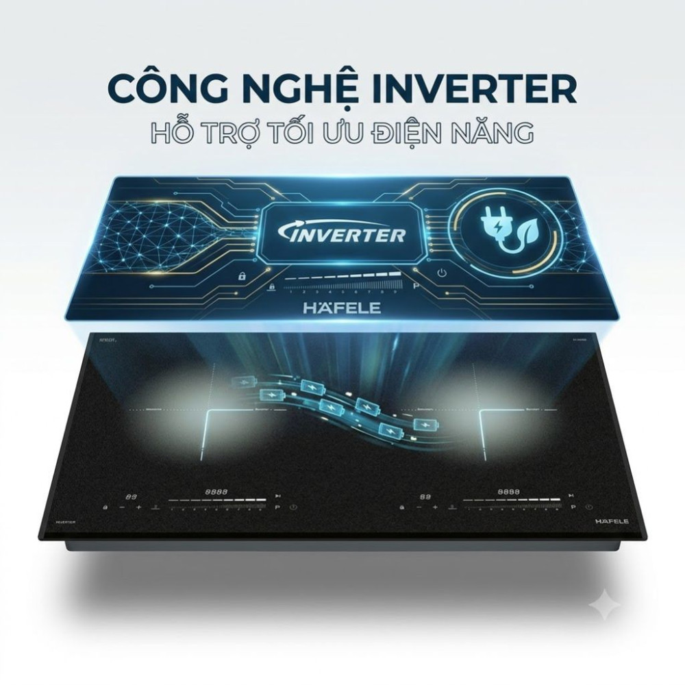 Bếp điện từ 2 vùng nấu Hafele HC-I73244B (536.61.717) - Hàng chính hãng