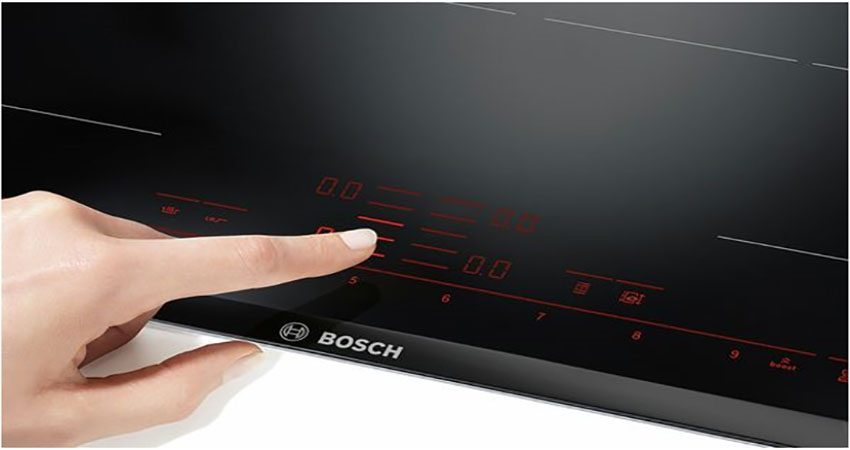 Bảng điều khiển của Bếp điện từ âm Bosch PIV875DC1E