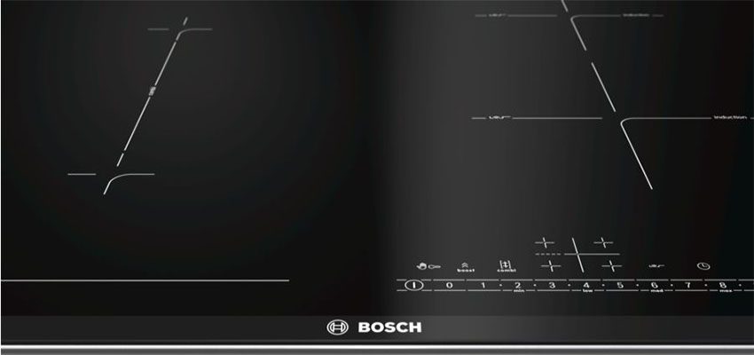 Bảng điều khiển của bếp điện từ âm Bosch PVS775FC1E 