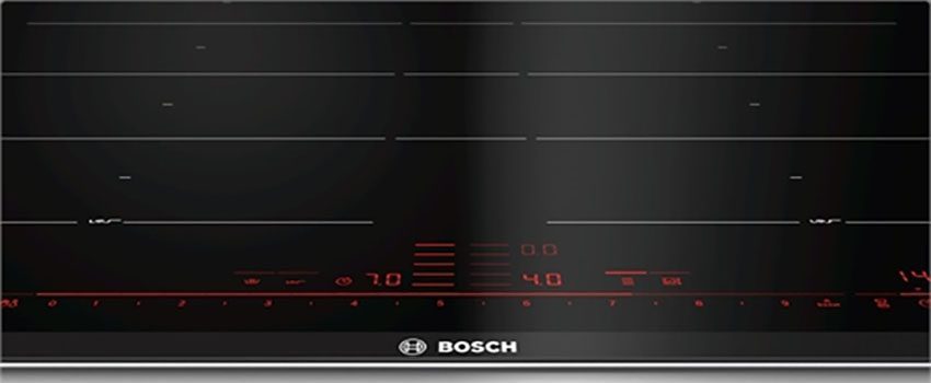 Bảng điều khiển của Bếp điện từ âm Bosch PXY675DC1E