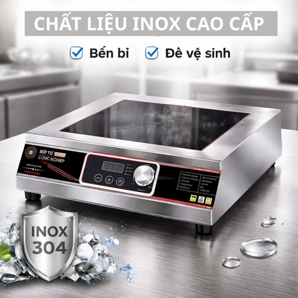 Bếp từ công nghiệp mặt phẳng Bettop BTP-3.5KW - Hàng chính hãng