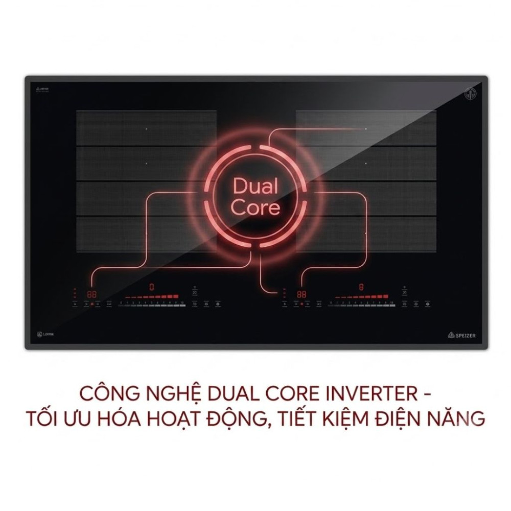 Bếp điện từ đôi Spelier SPE IC 1188 SE - Hàng chính hãng