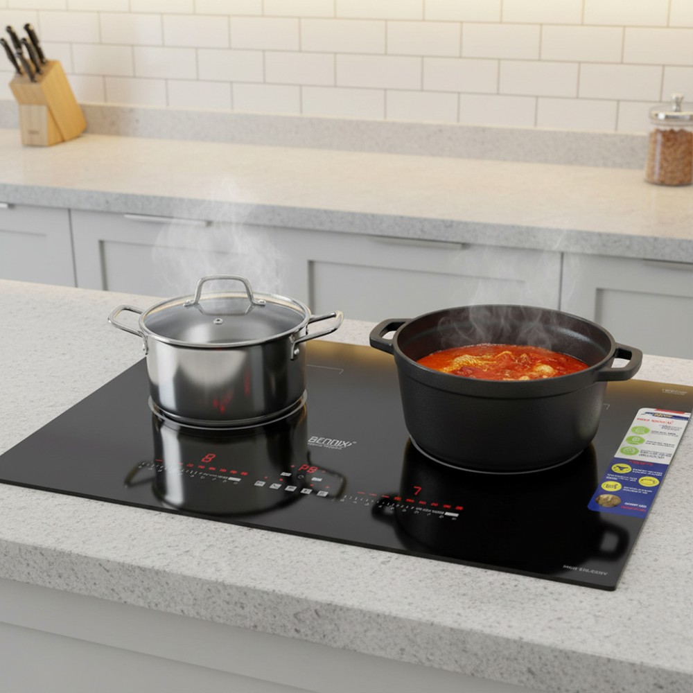 Bếp điện từ đôi Bennix BN-668EH - Hàng chính hãng