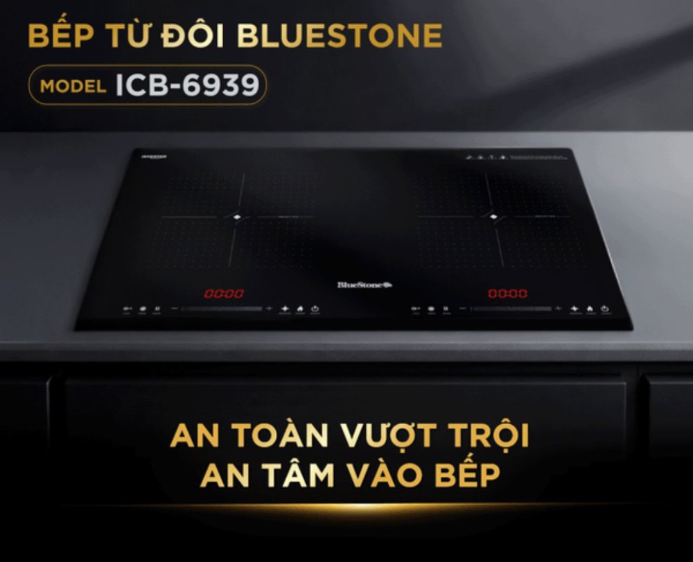 Bếp điện từ đôi BlueStone ICB-6939 - Hàng chính hãng
