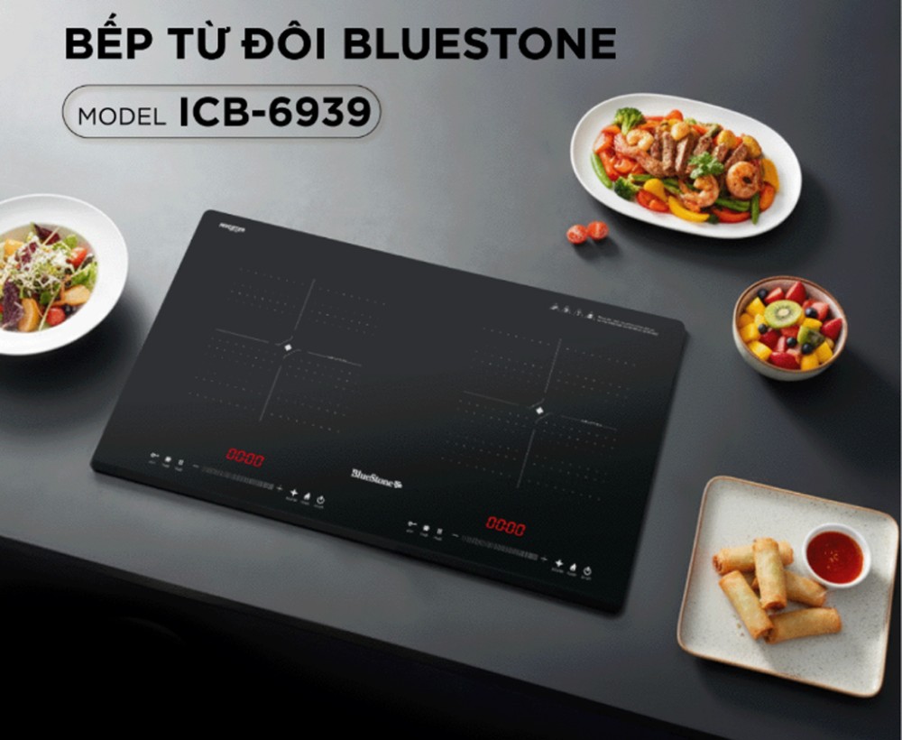 Bếp điện từ đôi BlueStone ICB-6939 - Hàng chính hãng