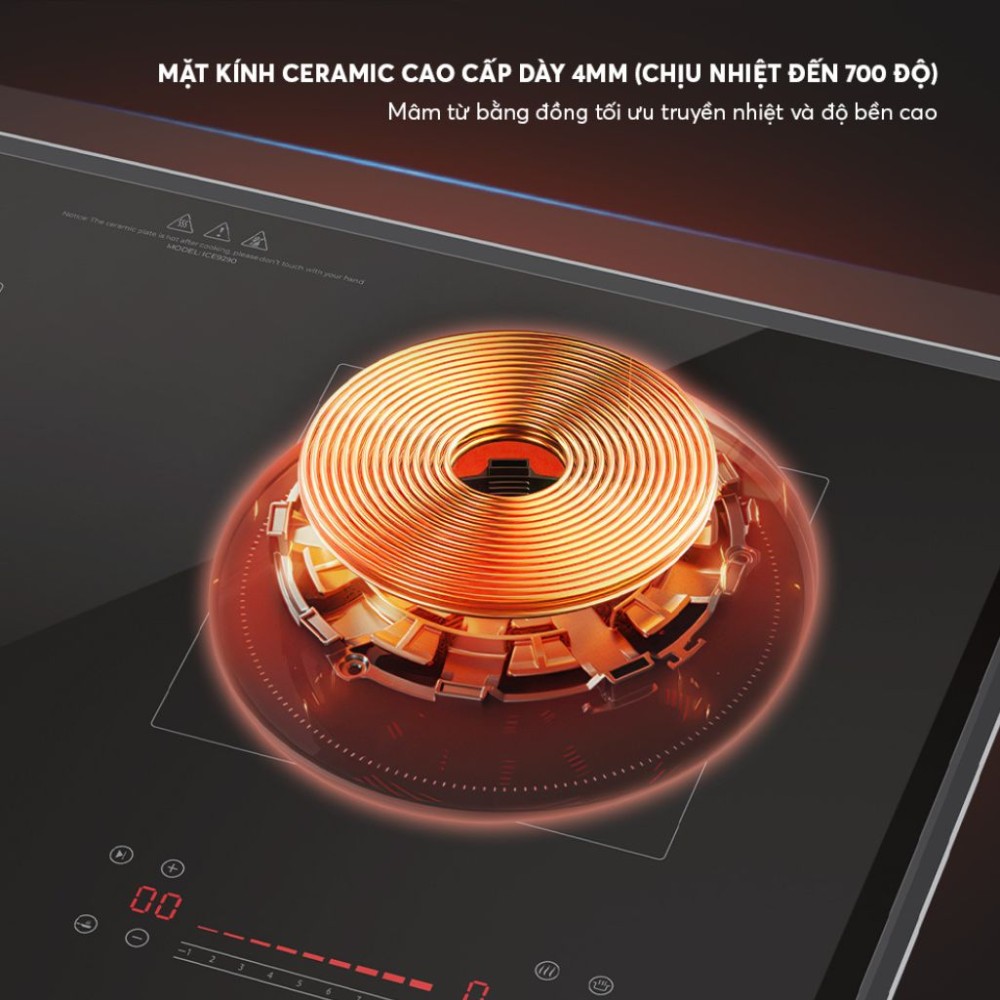 Bếp điện từ đôi Elmich ICE9290 - Hàng chính hãng