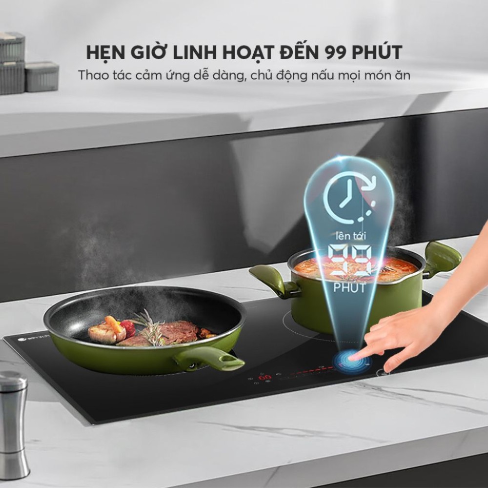 Bếp điện từ đôi Elmich ICE9291 - Hàng chính hãng