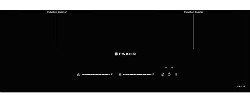 Bảng điêu khiển của bếp điện từ đôi Faber FB-2IG