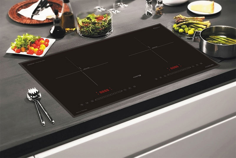 Thiết kế lắp âm hiện đại của bếp điện từ đôi Fandi FD-829MEI