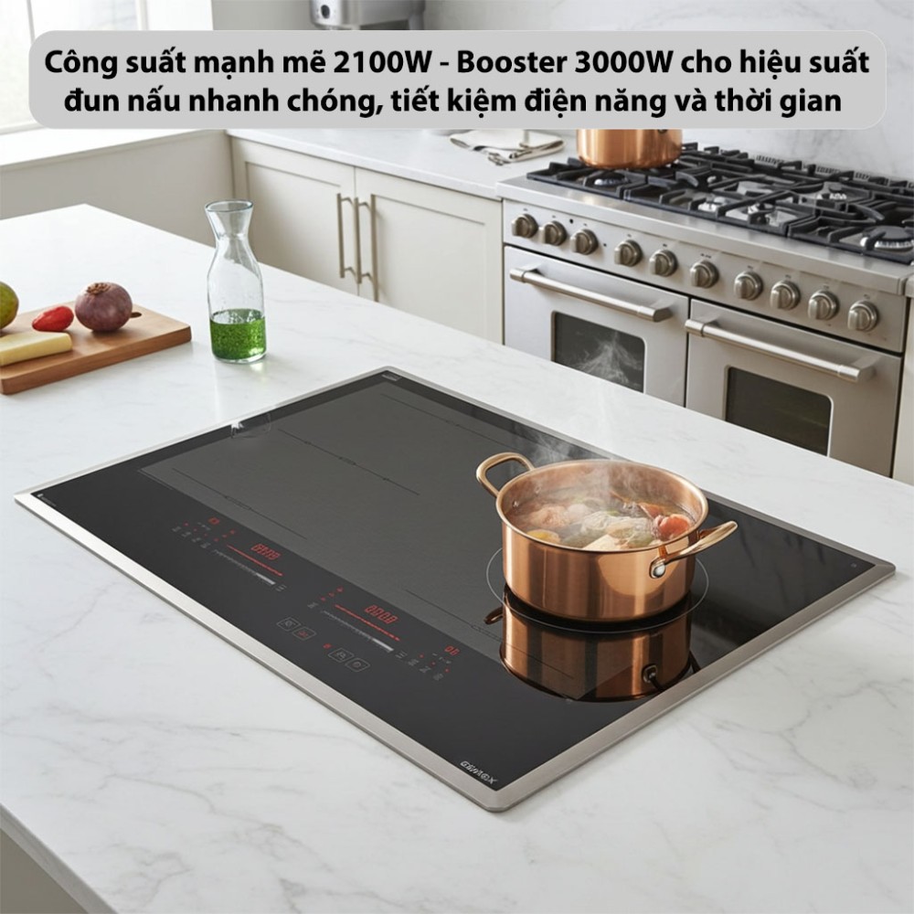 Bếp điện từ đôi GrandX GX-IH838Pro - Hàng chính hãng