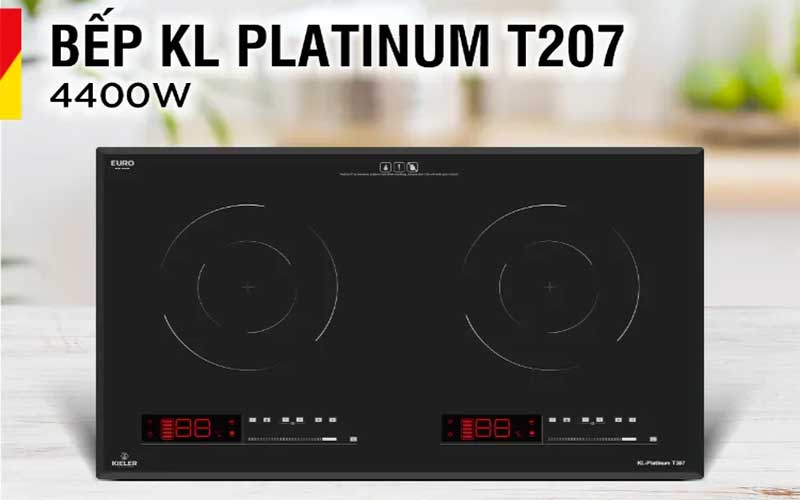 Bếp điện từ đôi Inverter Kieler KL-PLATINUM-T207 - Hàng chính hãng