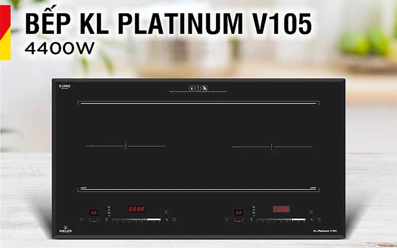 Bếp điện từ đôi Inverter Kieler KL-PLATINUM-V105 - Hàng chính hãng