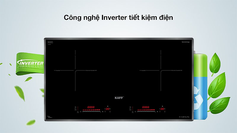 Công nghệ Inverter của Bếp điện từ đôi Kaff KF-FL68II NEW PLUS