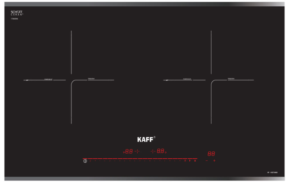 Bếp đôi điện từ Kaff KF-HID7348II - Hàng chính hãng