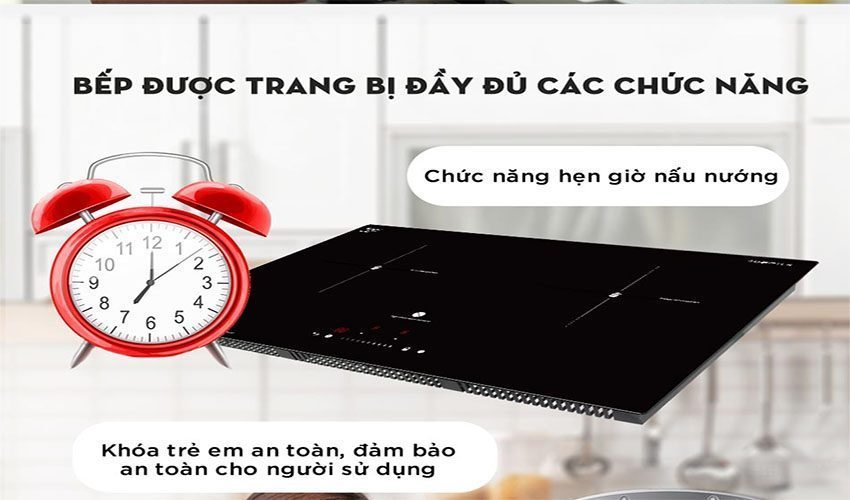 Các chức năng của bếp điện từ đôi Magic Korea AC-200