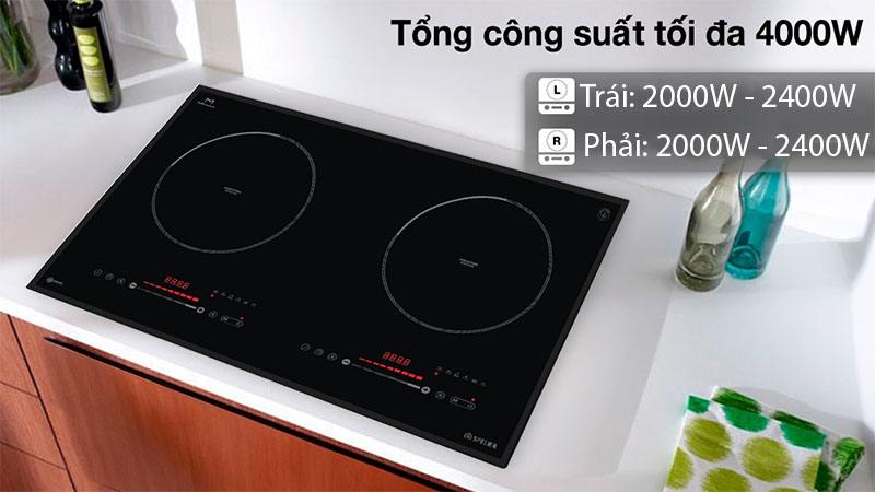 Công suất của Bếp điện từ đôi Spelier STL-250C