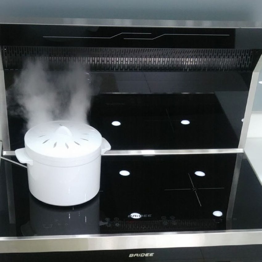 Chức năng của bếp điện từ đôi tích hợp hút mùi Baidee K5-1 