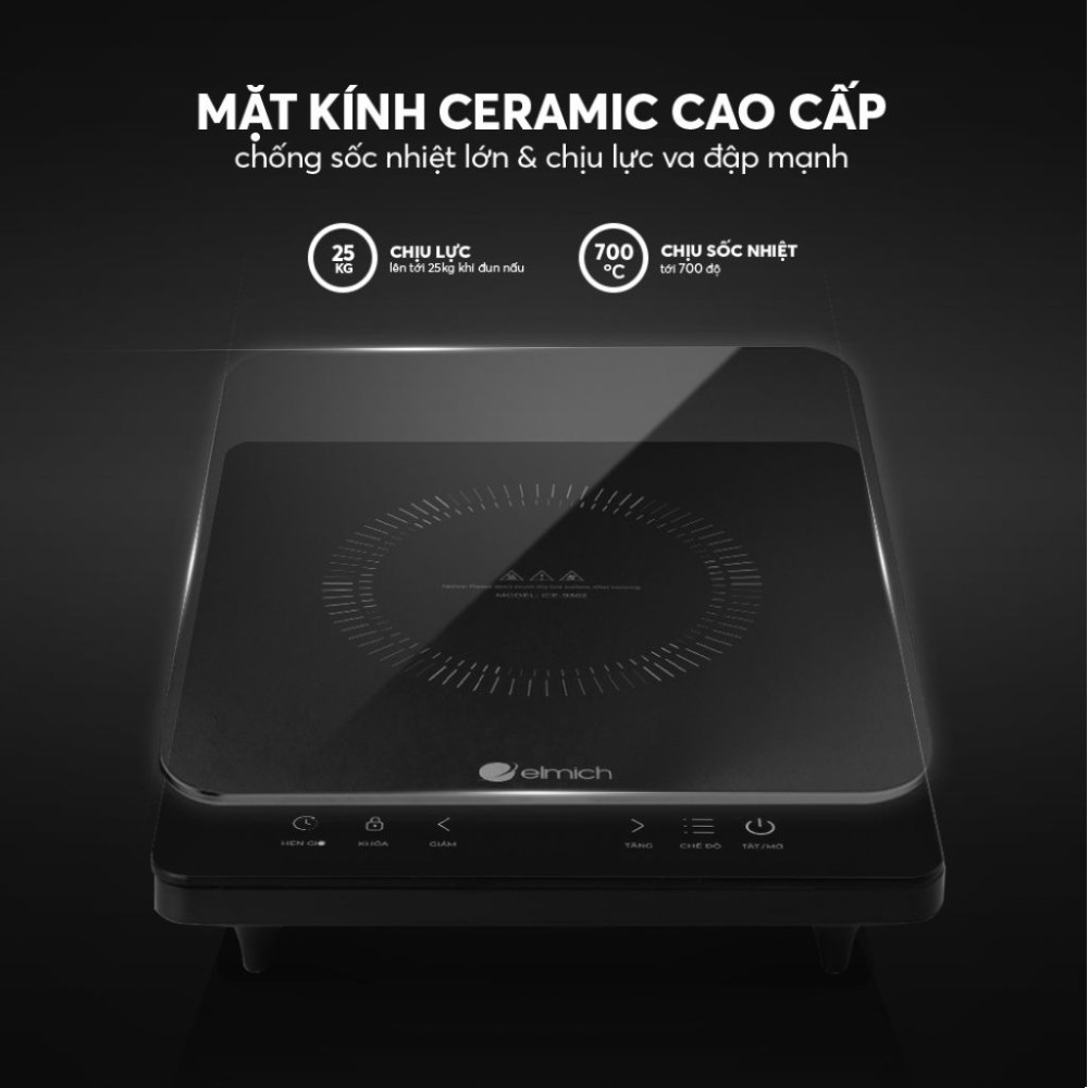 Bếp từ đơn Elmich ICE9302 - Hàng chính hãng