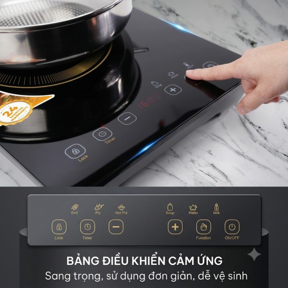 Bếp điện từ đơn Hare HR-IC1522 - Hàng chính hãng