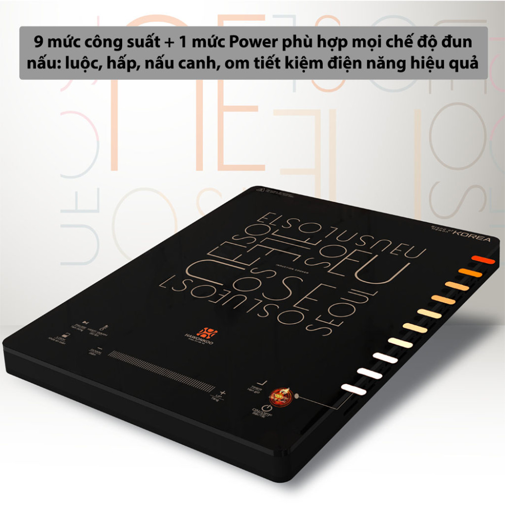 Bếp điện từ đơn Hawonkoo SEOUL-CEH-109-I - Hàng chính hãng