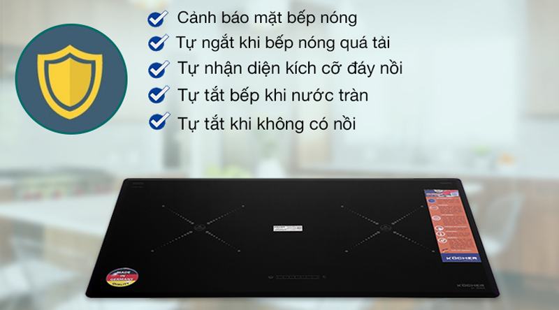 Nhiều tính năng, tiện ích đi kèm, đảm bảo an toàn trong quá trình sử dụng