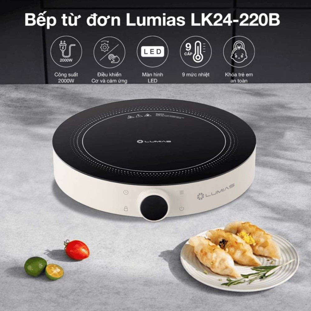Bếp điện từ đơn Lumias LK24-220B - Hàng chính hãng