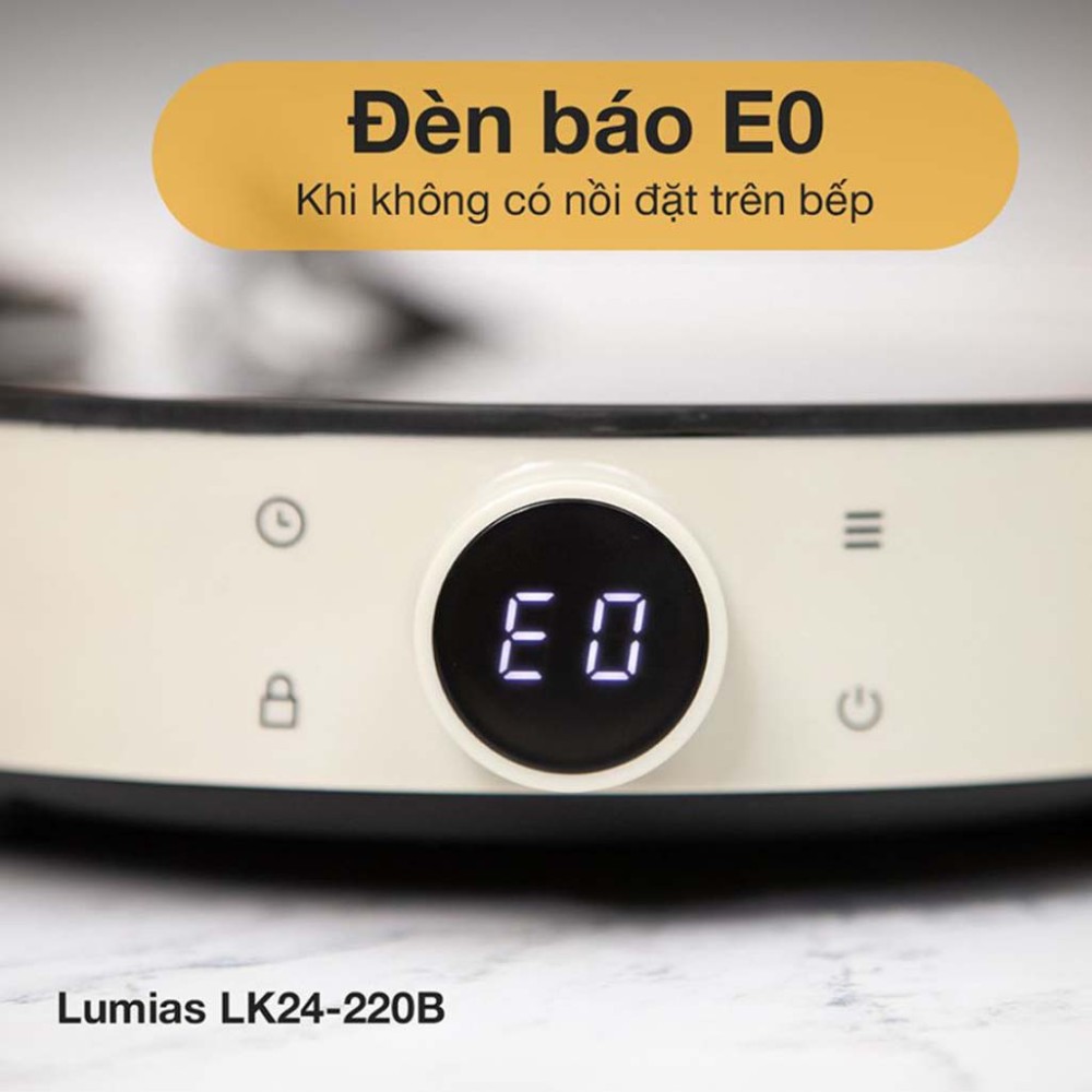 Bếp điện từ đơn Lumias LK24-220B - Hàng chính hãng