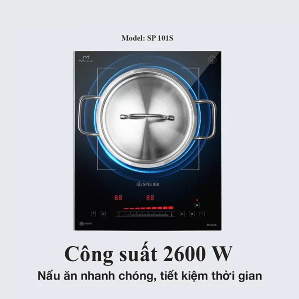 Bếp điện từ đơn Spelier SP 101S - Hàng chính hãng