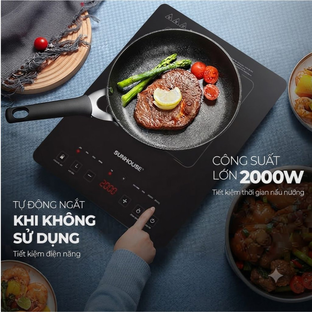 Bếp điện từ đơn Sunhouse SHD6805 - Hàng chính hãng