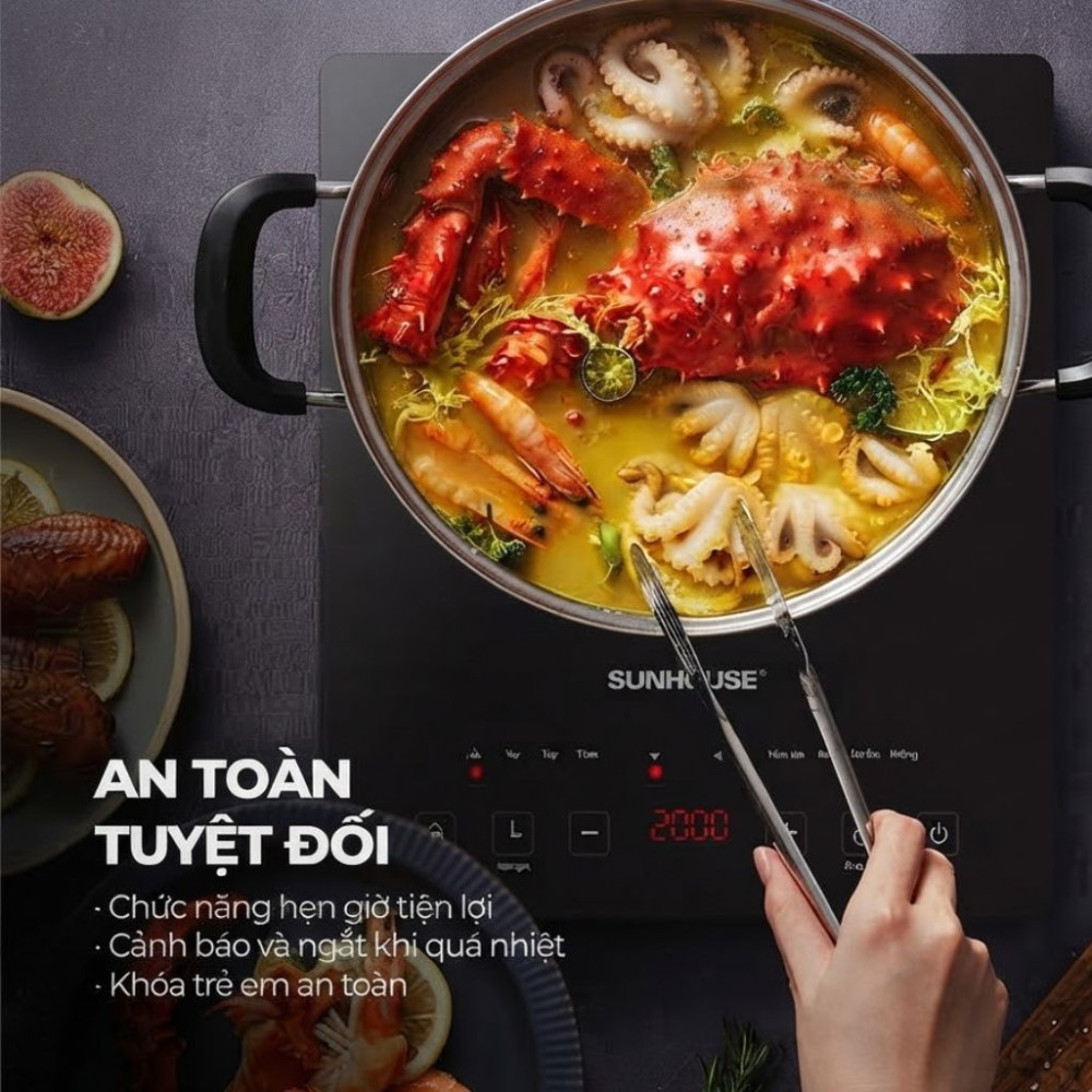 Bếp điện từ đơn Sunhouse SHD6805 - Hàng chính hãng
