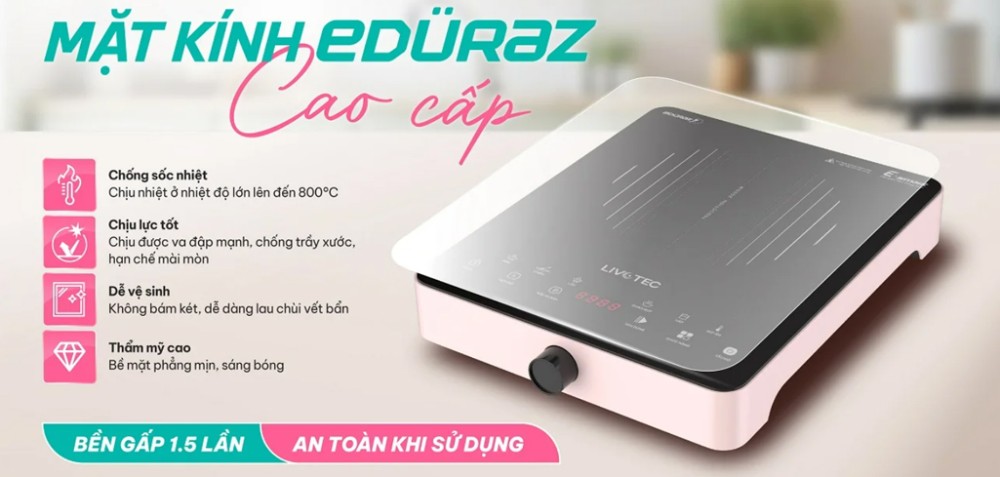 Bếp điện từ đơn Livotec LIS-560C/P/B - Hàng chính hãng