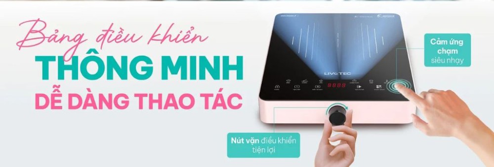 Bếp điện từ đơn Livotec LIS-560C/P/B - Hàng chính hãng
