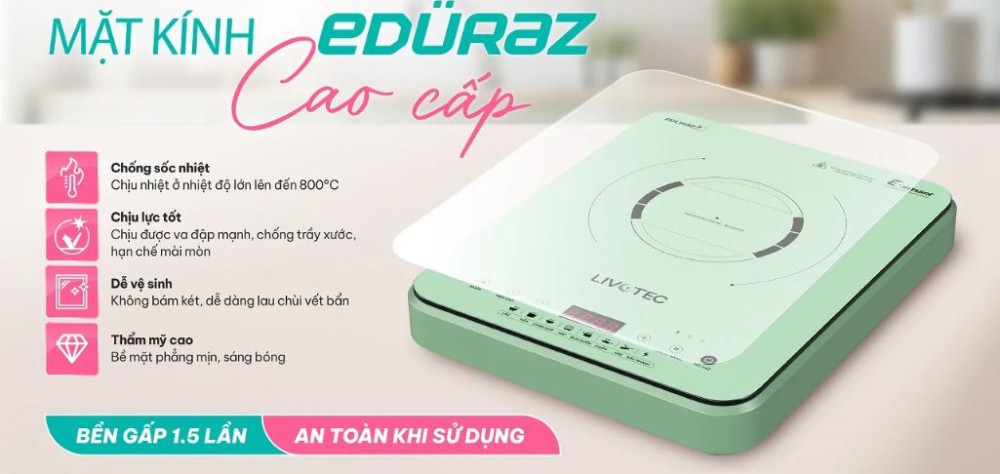Bếp điện từ đơn Livotec LIS-560P-C-G - Hàng chính hãng