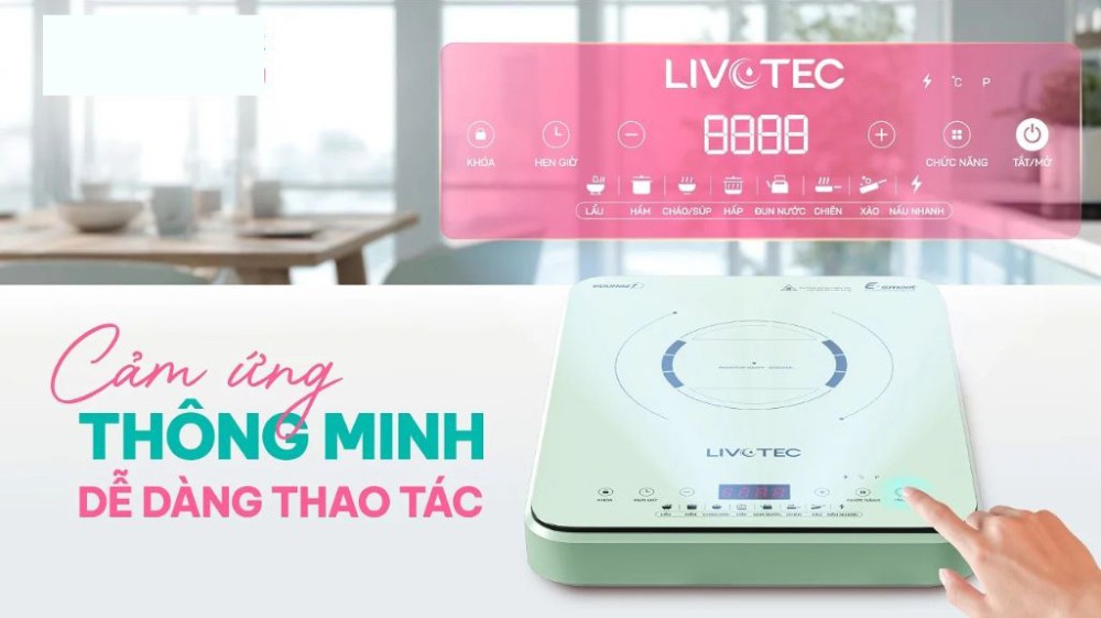 Bếp điện từ đơn Livotec LIS-560P-C-G - Hàng chính hãng