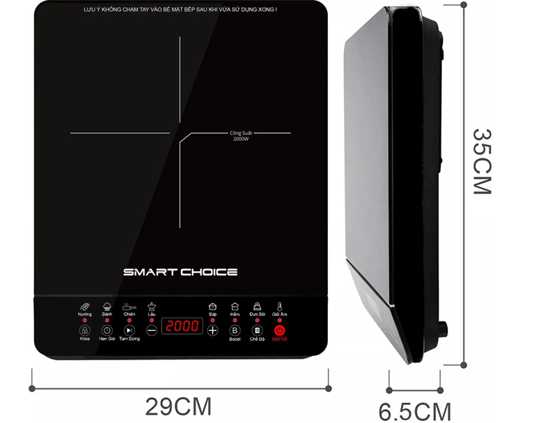 Bếp điện từ đơn Smart Choice SCG–BTC001  - Hàng chính hãng