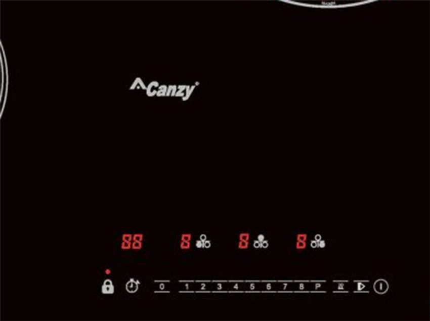 Bảng điều khiển của bếp điện từ hồng ngoại Canzy CZ 86GHP