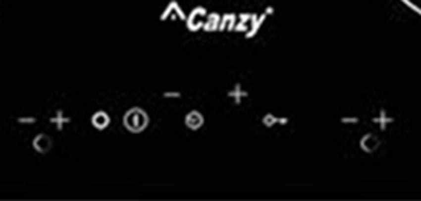 Bảng điều khiển của bếp điện từ Canzy CZ MIX823G