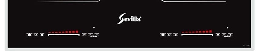 Bảng điều khiển của bếp điện từ hồng ngoại Sevilla SV-237IC