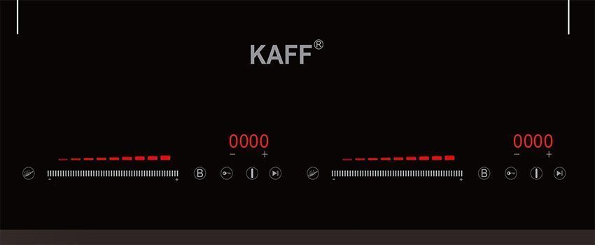 Bảng điều khiển của Bếp đôi điện từ Kaff KF-FL989II