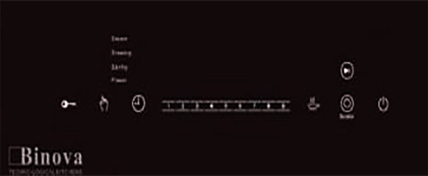 Bảng điều khiển của bếp đôi điện từ hồng ngoại Binova BI-6699ITALY-IC