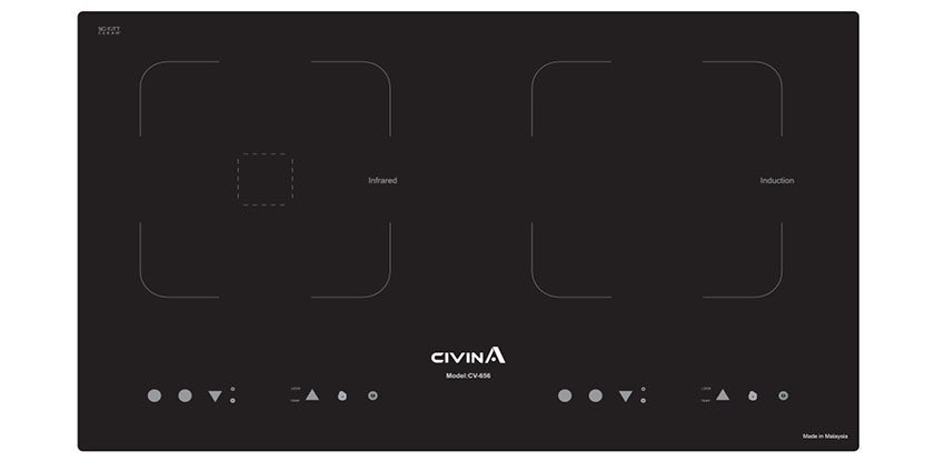 Bếp đôi điện từ hồng ngoại Civina CV-656