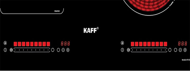 Bảng điều khiển của Bếp đôi điện từ hồng ngoại Kaff KF-EG902IH