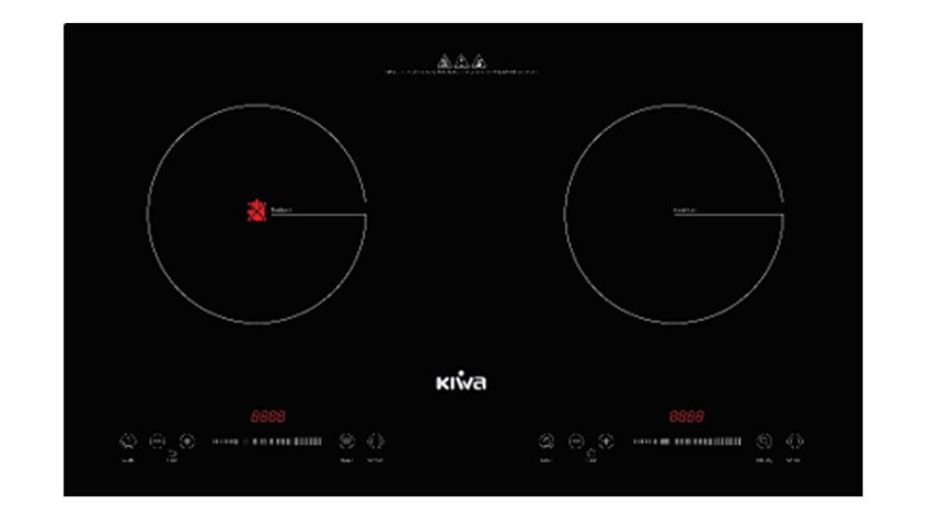 Bếp đôi điện từ hồng ngoại Kiwa KE-252GB