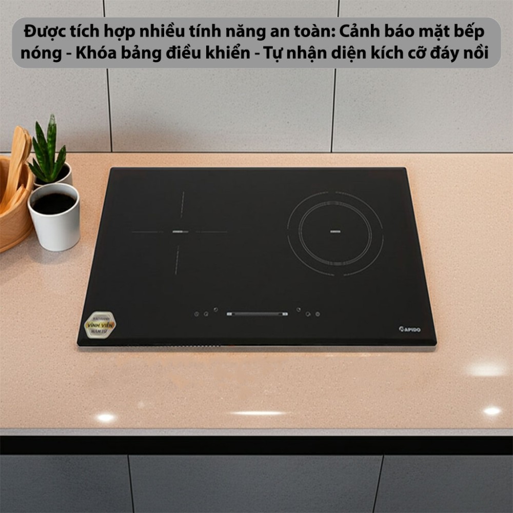 Bếp đôi điện từ hồng ngoại Rapido RC4200DS - Hàng chính hãng