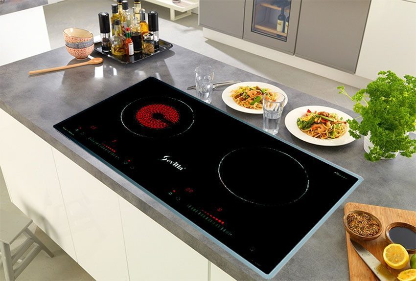 Chức năng của bếp đôi điện từ hồng ngoại inverter Sevilla SV-M100D 