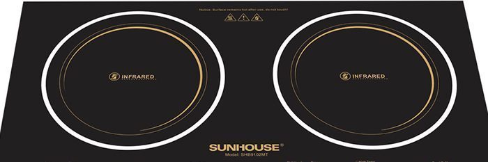 Bếp hồng ngoại đôi Sunhouse SHB9102MT