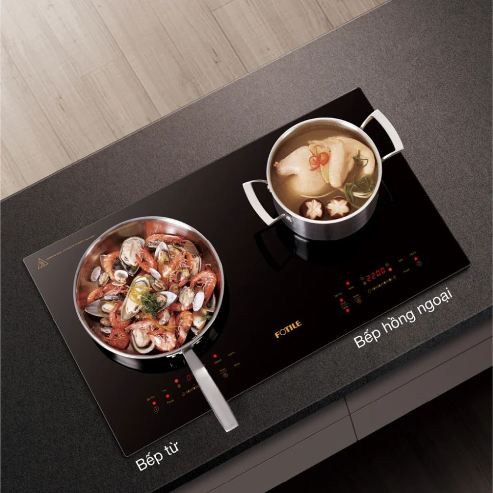 Bếp đôi hồng ngoại điện từ Fotile MEG70201 - Hàng chính hãng