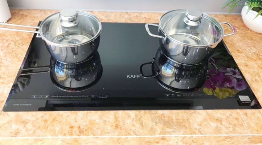 Bếp đôi hồng ngoại điện từ Kaff KF-988IC không kén nồi nấu